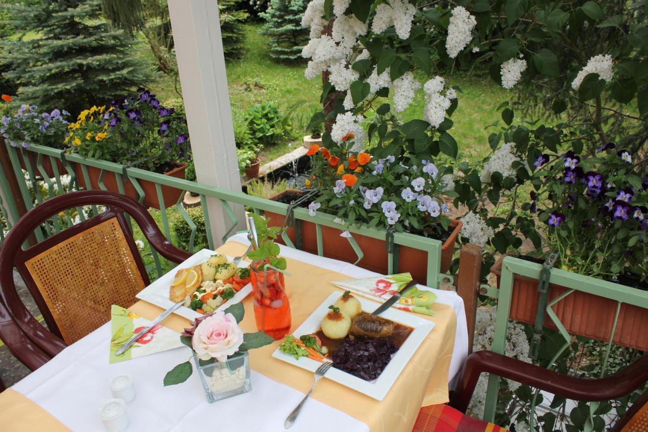 Cafe Zur Talsperre Otel Chemnitz Dış mekan fotoğraf
